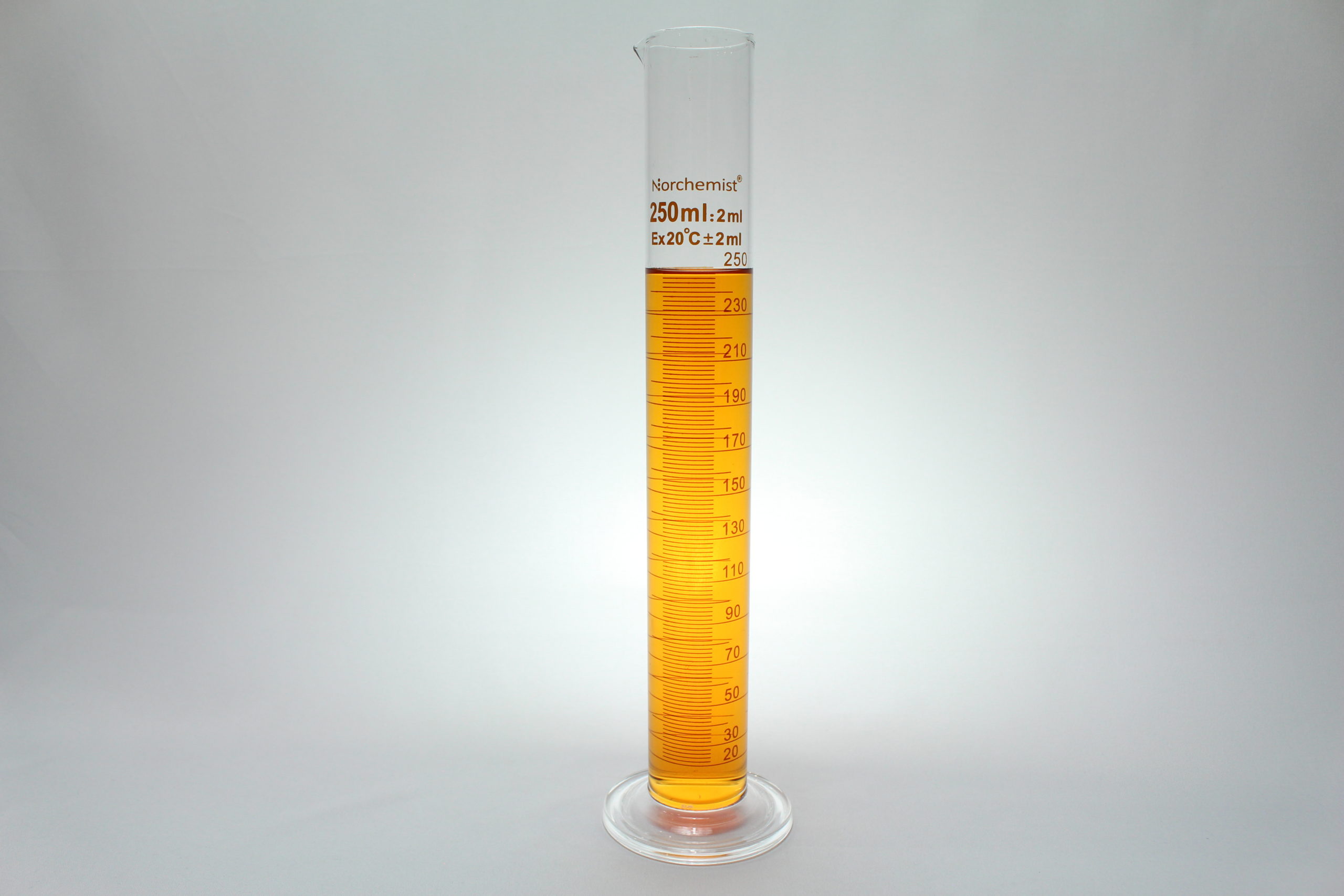  Graduated Cylinder 250mL Measuring Cup Conical Measure